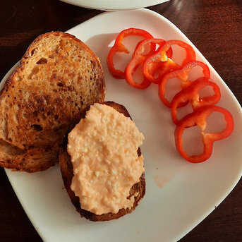 Curd cheese spread with GREEN WAYS carrot
